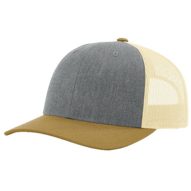 Custom Leather Patch Hats Richardson 115 Laser Engraved - Leathering