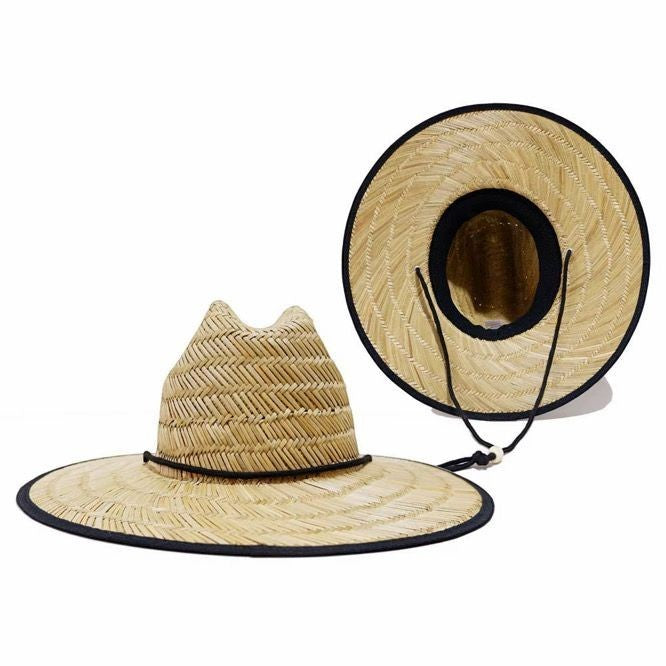 Custom Straw Hats Leather Patches - Leathering