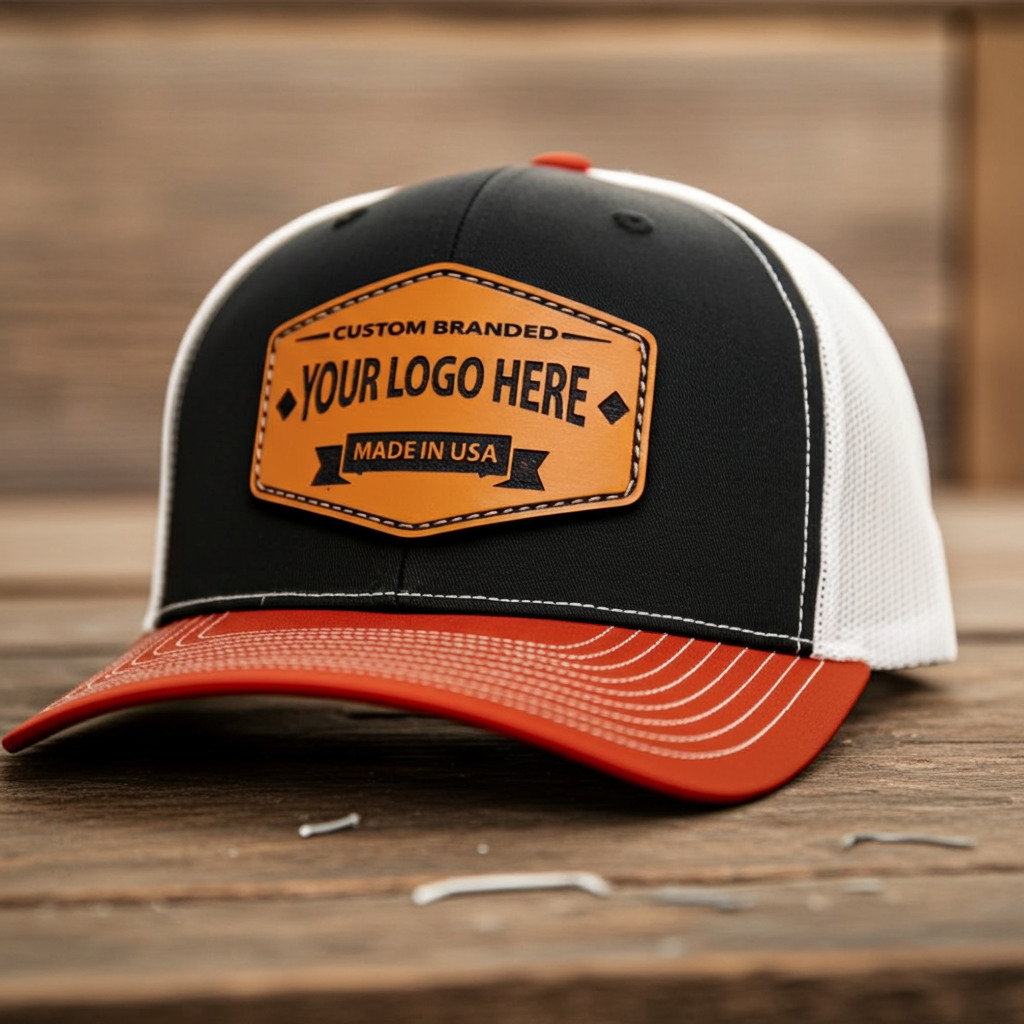 Custom Leather Patch Hats