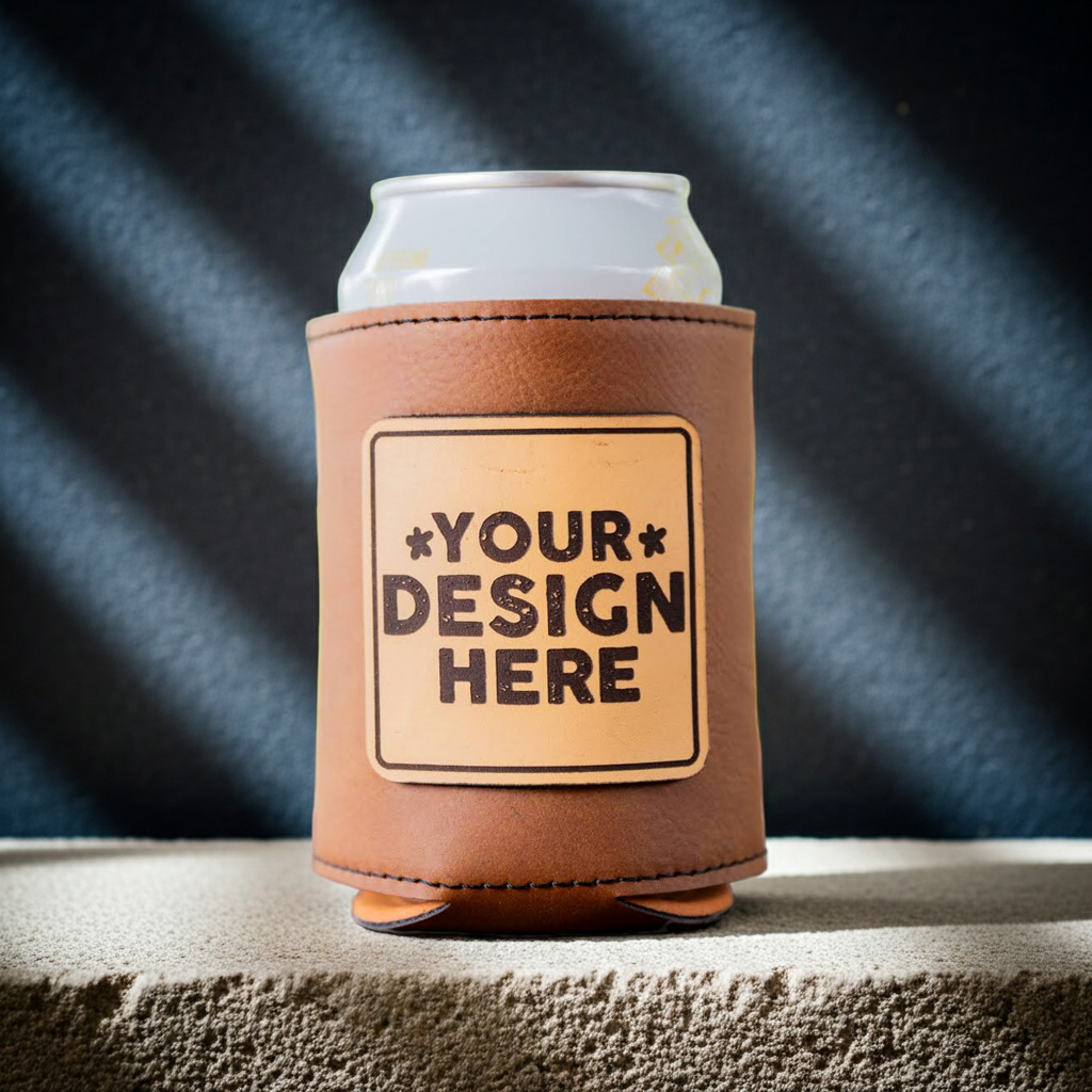 Custom Leather Koozies