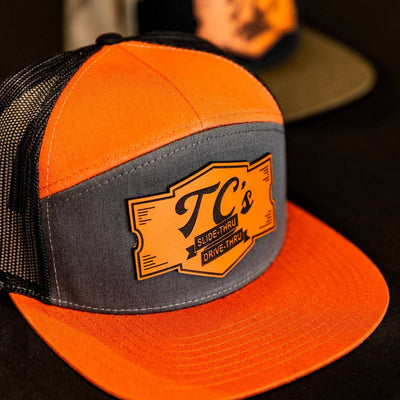 Custom Leather Patch Hats Richardson 115 Full Color Leather - Leathering