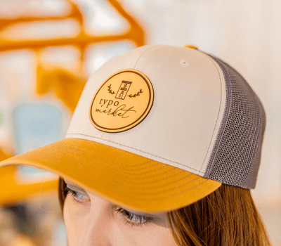 Custom Leather Patch Hats Richardson 115 Full Color Leather - Leathering