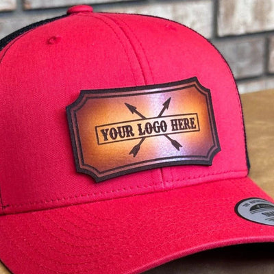 DyeCharm Custom Leather Patch Hats - Leathering