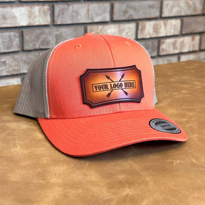 DyeCharm Custom Leather Patch Hats - Leathering