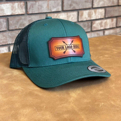 DyeCharm Custom Leather Patch Hats - Leathering