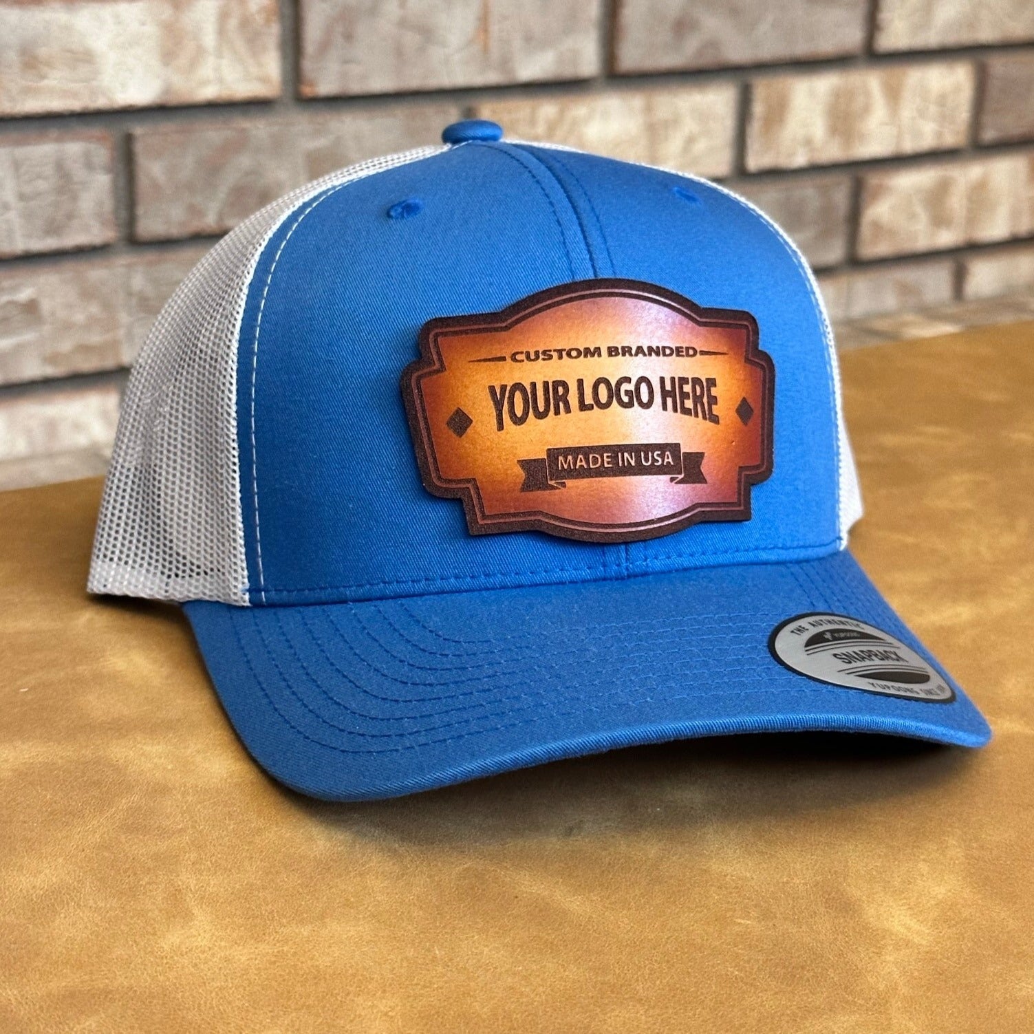 Custom Leather Patch Hats | Richardson 112 | Add Your Logo