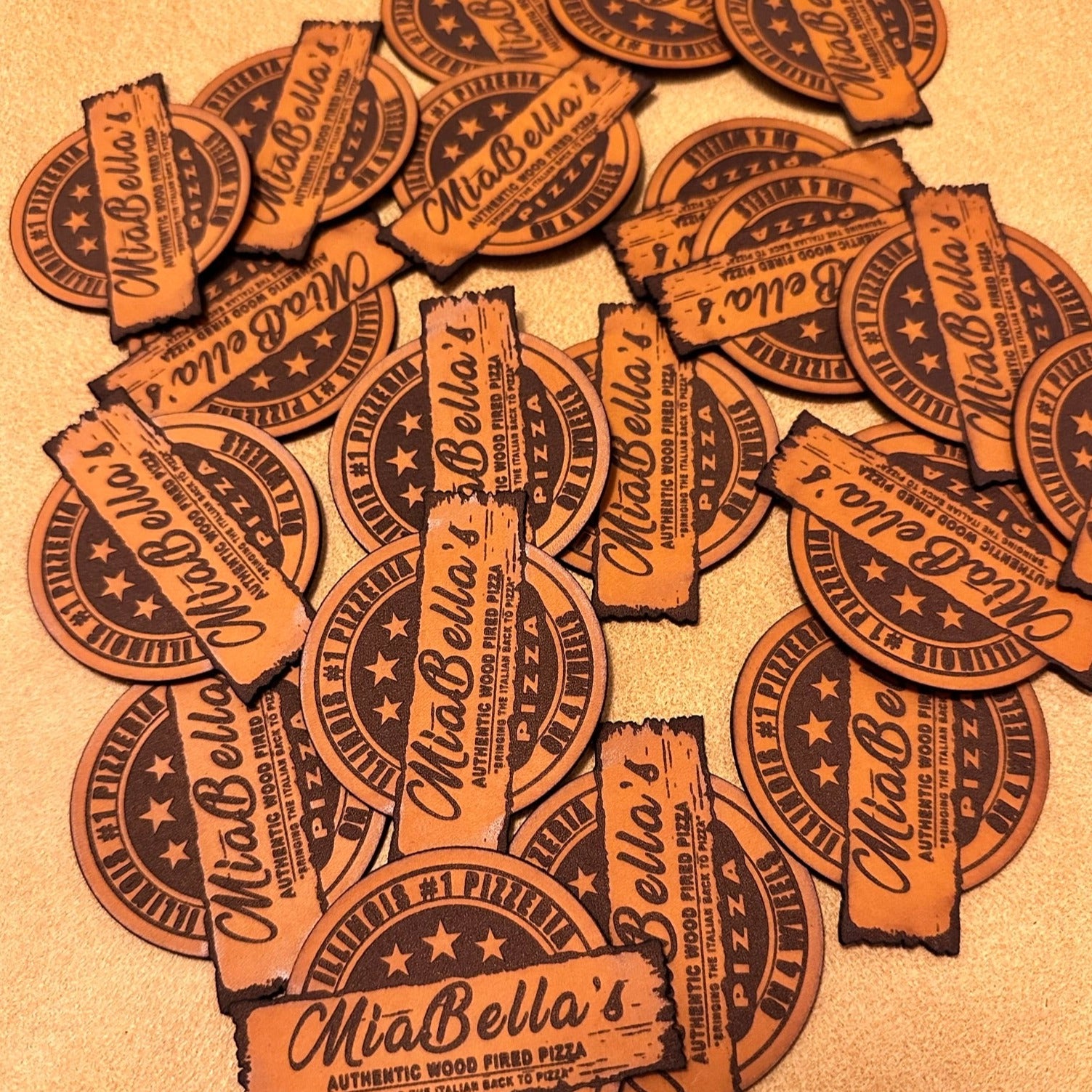 Custom Leather Patches - Madly Merch