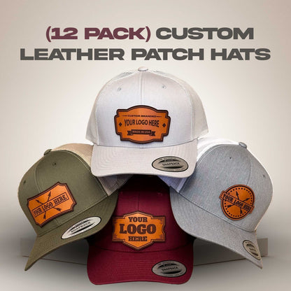 How To Make Leather Patches and Mount The Patch To Hats. Total