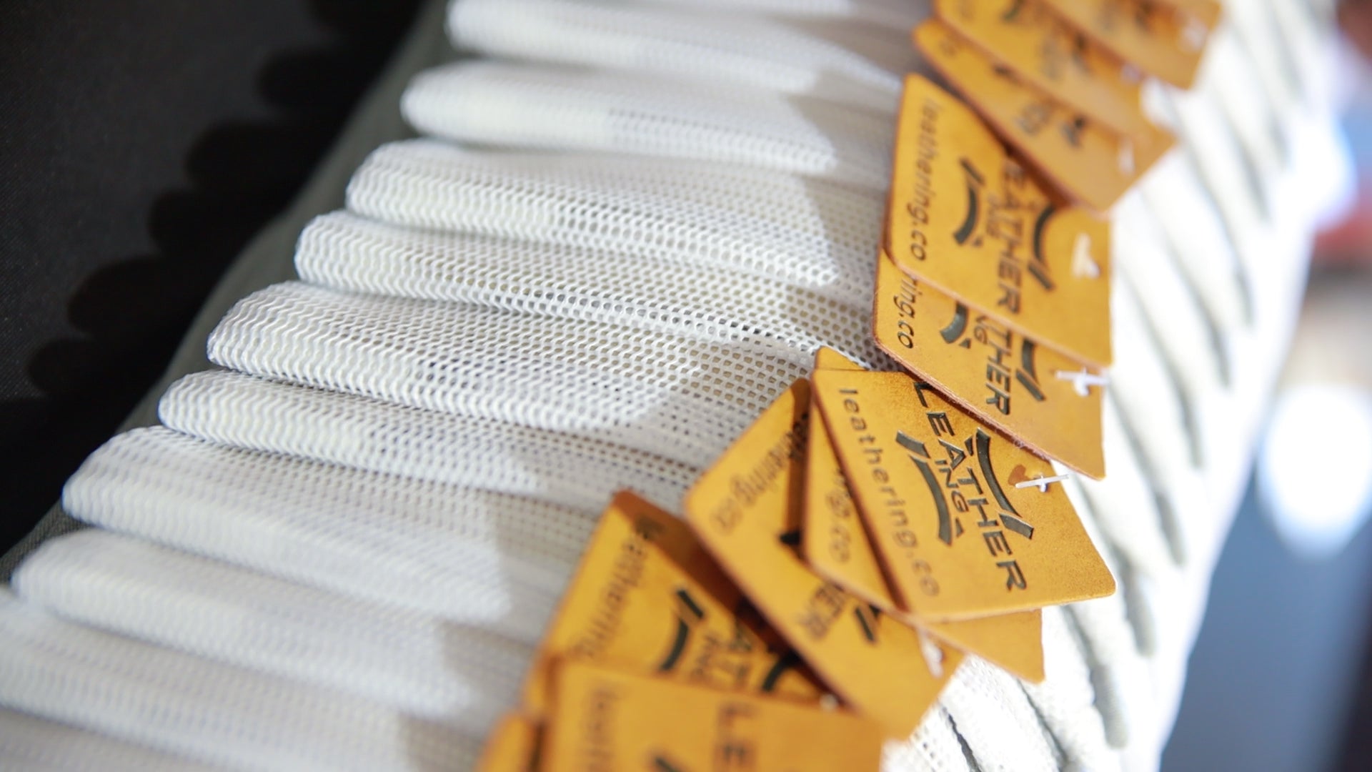 (100 Pack) Custom Leather Patch Hats